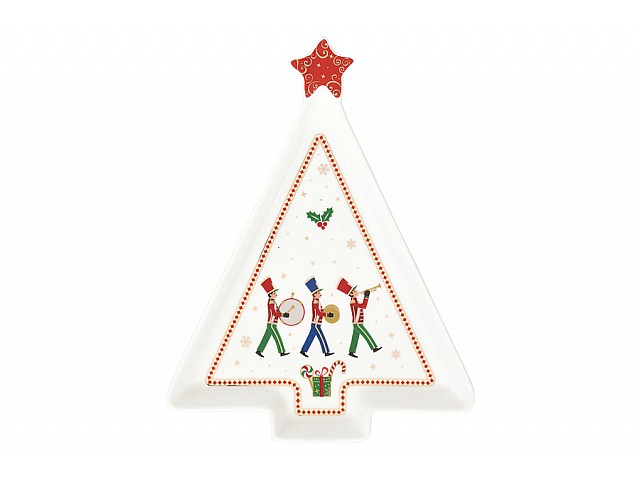 Блюдо треугольное Полярный экспресс Easy Life 21х16 см