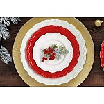 Тарелка закусочная Easy Life Elite красная 21 см