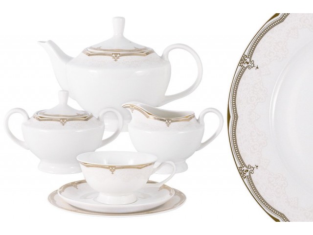 Чайный сервиз Вивьен Anna Lafarg Emily на 6 персон 21 предмет