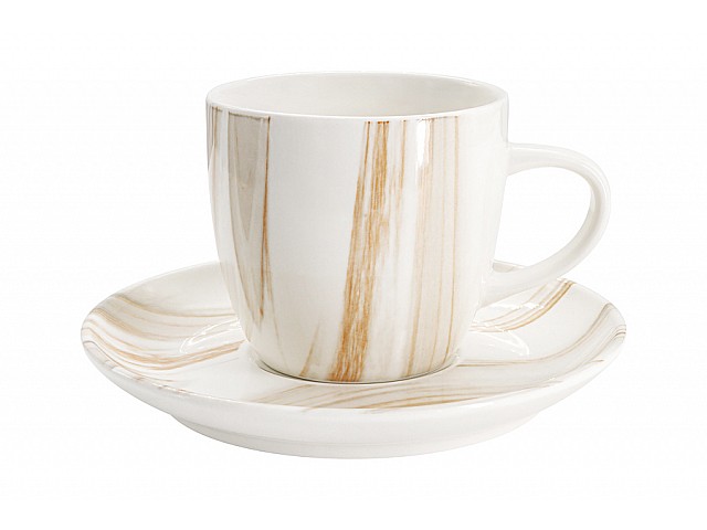 Чашка с блюдцем The Royal Marble, 0,25 л
