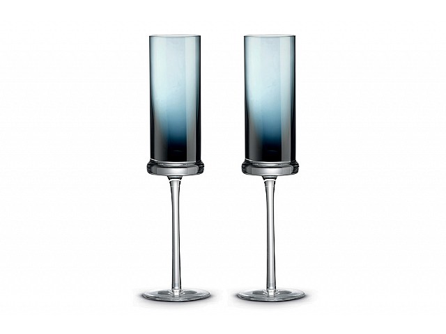 Набор бокалов для шампанского Fun Classy, тёмно-синий, 0,19 л, 2 шт