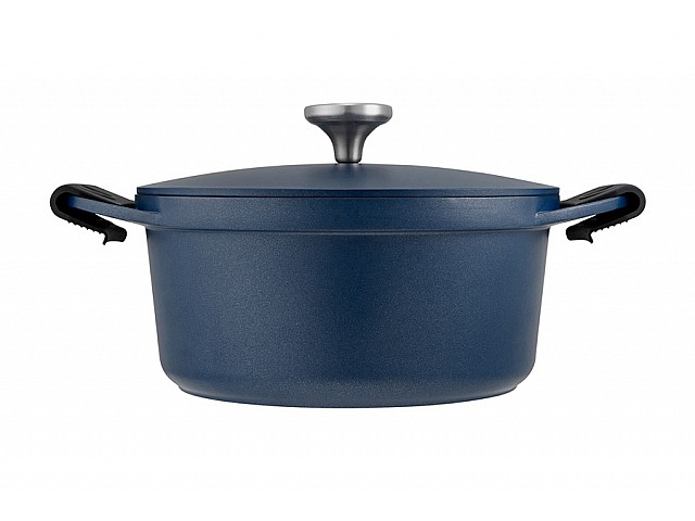 Кастрюля Agile, синяя, 24 см, 4,2 л