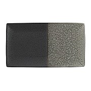 Блюдо Umi 34 х19 см черно-серое прямоугольное