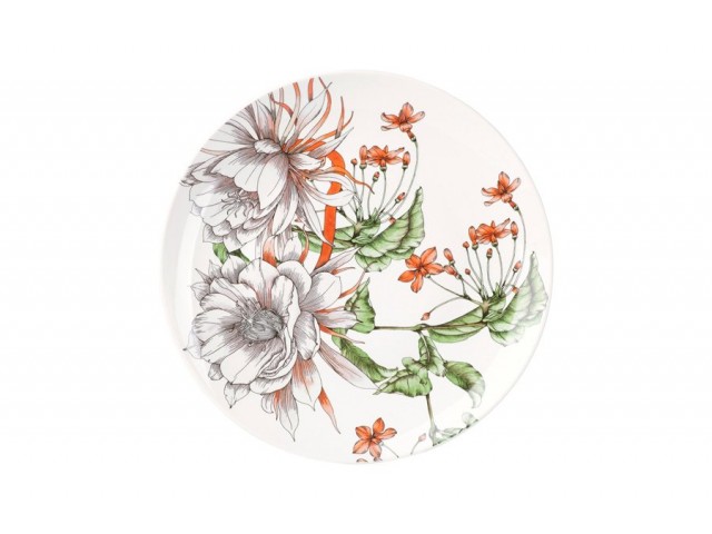 Тарелка обеденная Тропические цветы Maxwell & Williams 27,5 см
