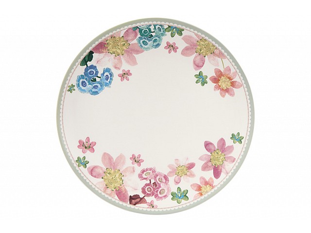 Блюдо круглое Primula, белое, 32 см