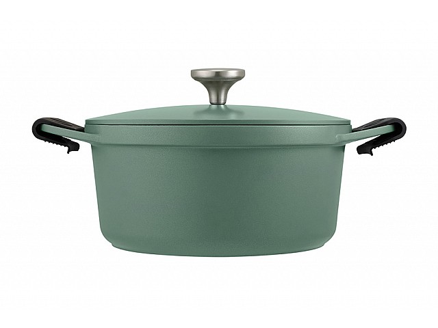 Кастрюля Agile, зелёная, 24 см, 4,2 л