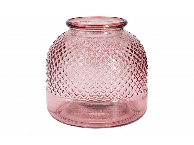 Ваза SAN MIGUEL Diamante розовая 24 см