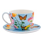 Чашка с блюдцем Маки, 0,4 л