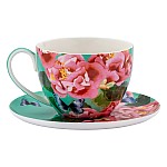 Чашка с блюдцем Камелии, 0,4 л