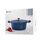 Кастрюля Agile, синяя, 28 см, 6,3 л