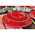 Тарелка закусочная Easy Life Elite красная 21 см