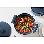 Кастрюля Indulgence 3 л с крышкой синяя