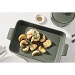 Форма для запекания Speckle 36х24 см прямоугольная серо-зеленая