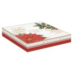 Тарелка десертная Пуансеттия и ягоды Easy Life 19 см