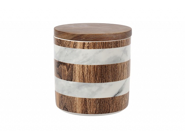 Банка для сыпучих продуктов Wood&Marble, 12х11,5 см, 0,7 л