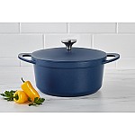 Кастрюля Agile, синяя, 24 см, 4,2 л