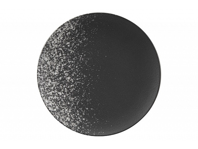 Тарелка обеденная 27 см черная Caviar Galaxy