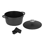 Кастрюля Agile, чёрная, 20 см, 2,4 л