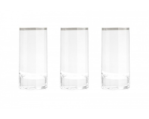 Набор стопок для водки,ликёра Gemma платина 0,07 л 6 шт