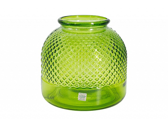 Ваза SAN MIGUEL Diamante зелёная 24 см