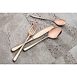 Набор столовых приборов Leveson, цвет меди, 6 персон, 24 предмета