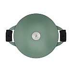 Кастрюля Agile, зелёная, 28 см, 6,3 л