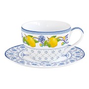 Чашка с блюдцем Positano Easy Life 0,24 л