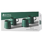 Набор из 4-х кружек Blend Sala тёмно-зеленый 375 мл