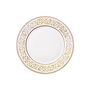 Тарелка обеденная 27 см Golden белая