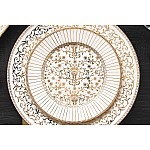 Тарелка закусочная 19 см Golden белая