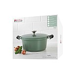Кастрюля Agile, зелёная, 28 см, 6,3 л