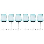 Набор бокалов для вина Opium голубой 0,55 л 6 шт