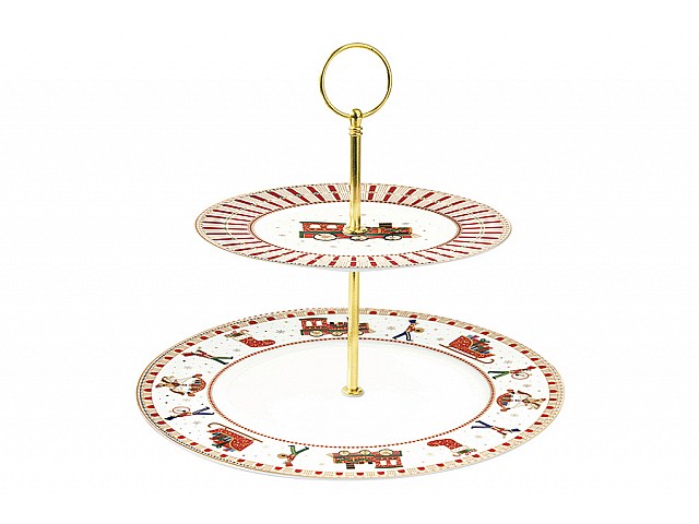 Ваза двухъярусная Полярный экспресс Easy Life 27 см