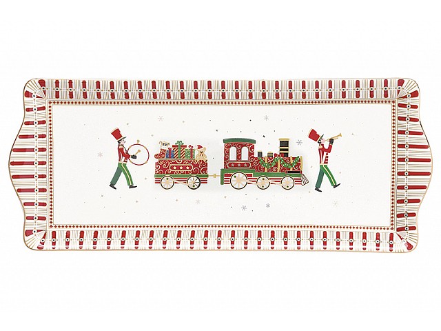 Блюдо прямоугольное Полярный экспресс Easy Life 35 х 14 см