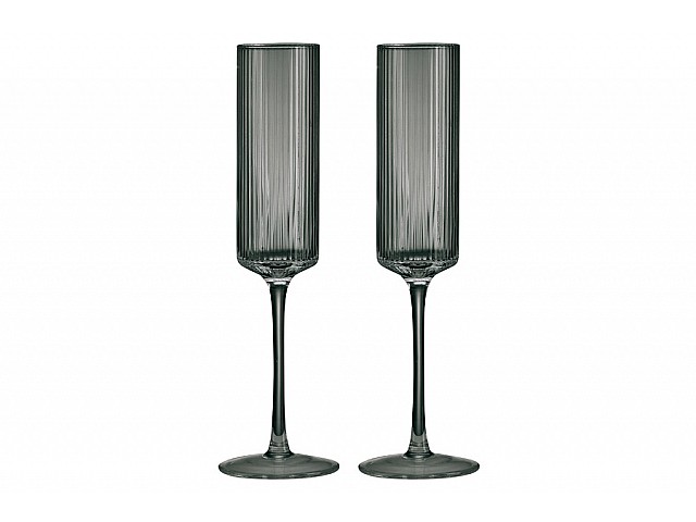 Набор бокалов для шампанского Modern Classic, серый, 0,2 л, 2 шт