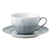 Пара чайная Vulcano 220 мл серо-голубая