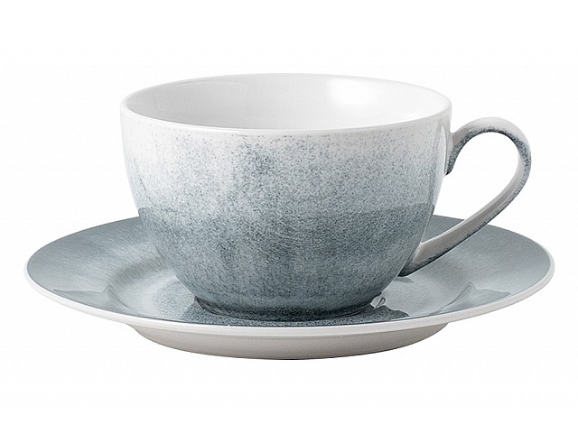 Пара чайная Vulcano 220 мл серо-голубая