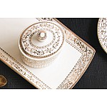 Блюдо Golden 35х15 см белое прямоугольное