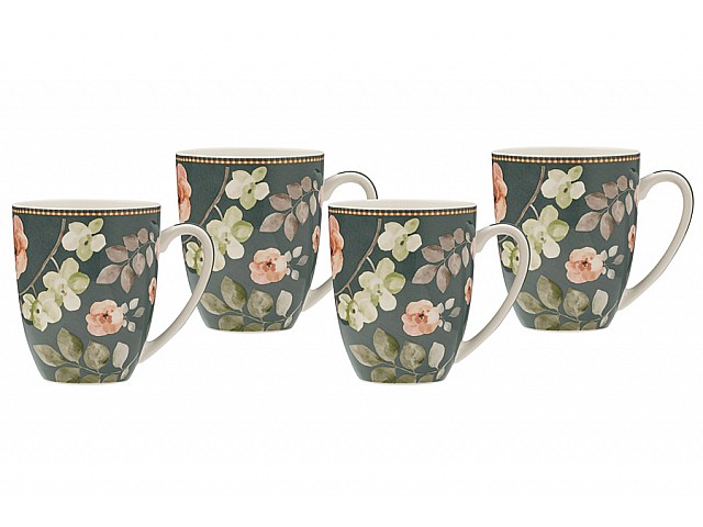 Набор 4 кружки Arcadia Maxwell & Williams зелёный 0,42 л