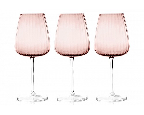 Набор бокалов для вина Opium розовый 0,55 л 6 шт