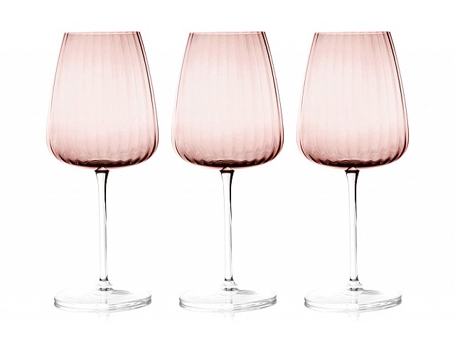 Набор бокалов для вина Opium розовый 0,55 л 6 шт