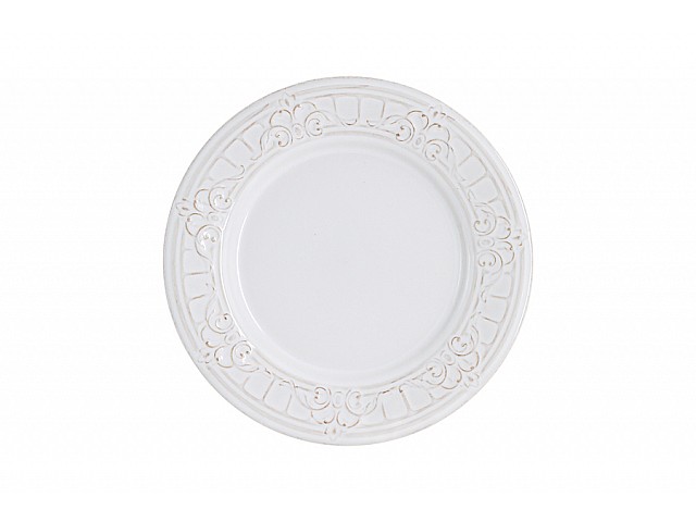 Тарелка закусочная Venice белый 22 см