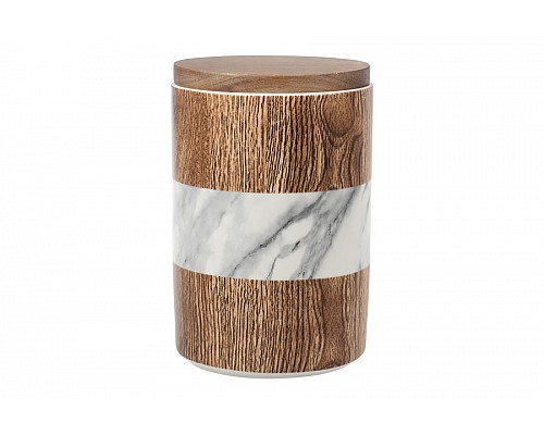 Банка для сыпучих продуктов Wood&Marble, 17х11,5 см, 1,1 л