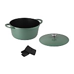 Кастрюля Agile, зелёная, 28 см, 6,3 л
