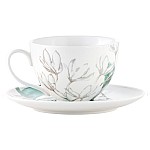 Чашка с блюдцем Орхидея белая, 0,24 л