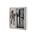 Набор столовых приборов Arden, чёрный, 4 персоны, 16 предметов