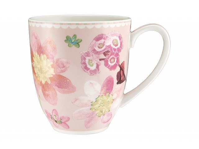 Кружка Primula, розовая, 0,375 л