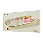 Блюдо овальное Primula, шалфей, 33х17,5 см