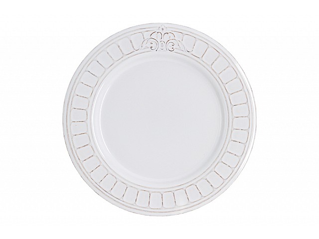 Тарелка обеденная Venice белый 25 см