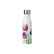 Термос-бутылка вакуумная Тюльпаны 400 мл